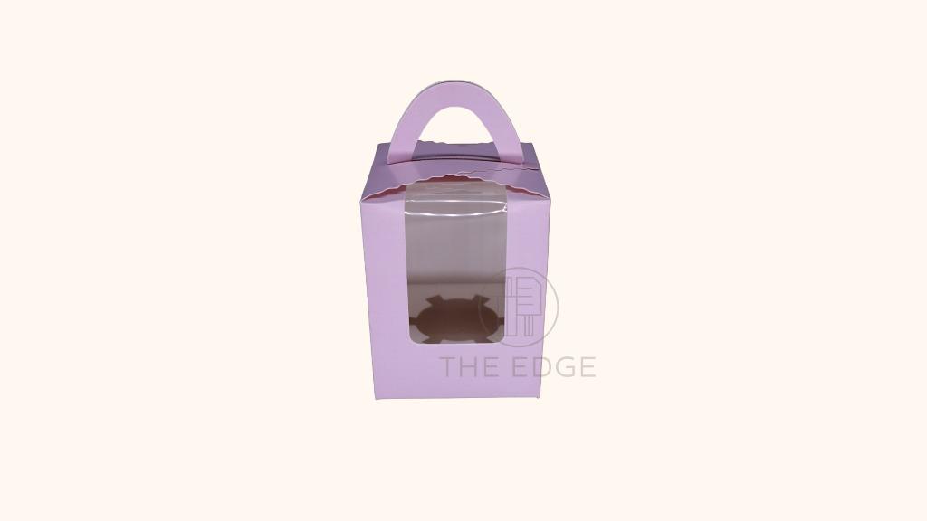 Cupcake Box Single w/ Holder (10pcs/pack) (Category: Bakeware) located in Pasig City. Submitted by kitchenstarincorporated (Listing ID 1169646328, Image 2). Description: Cupcake Box Single w/ Holder Qty, per pack: 10 pcs. Size: 9.5 x 9.5 x 11cm 1 hole cupcake box with handle and insert included - Detachable holes 10 pcs per pack Can fit up to 3oz cupcake Available in Blue, White & Pink.