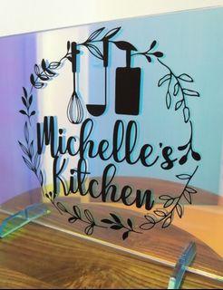 Custom Rainbow Acrylic Standee / Table Signage
