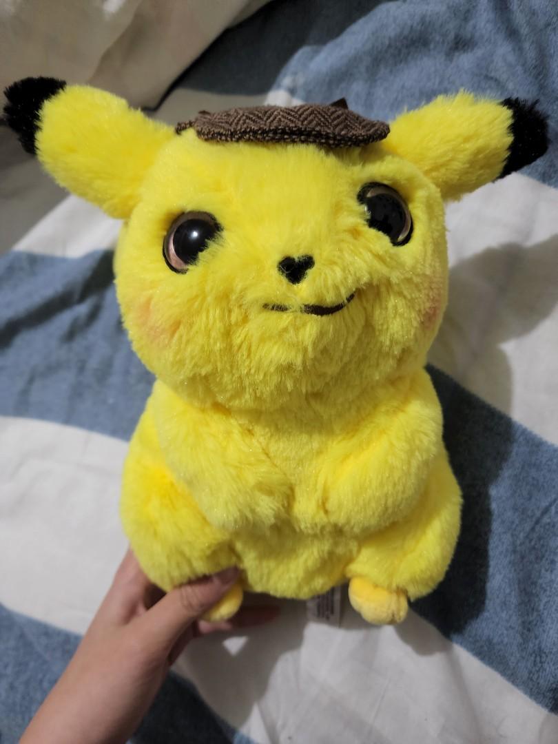detective pikachu plush large