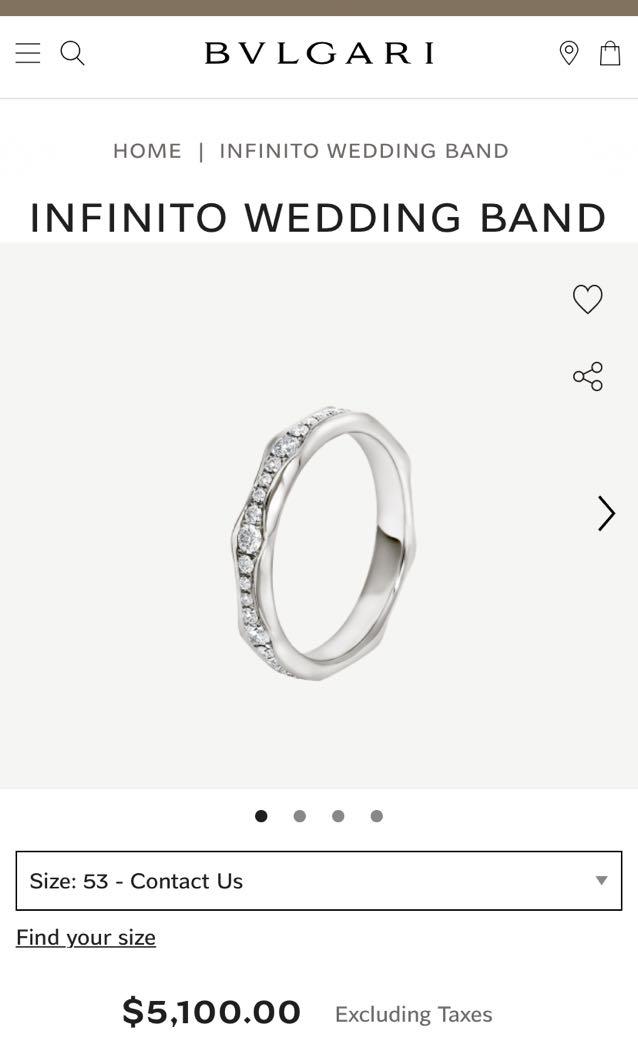 Bvlgari store infinito ring