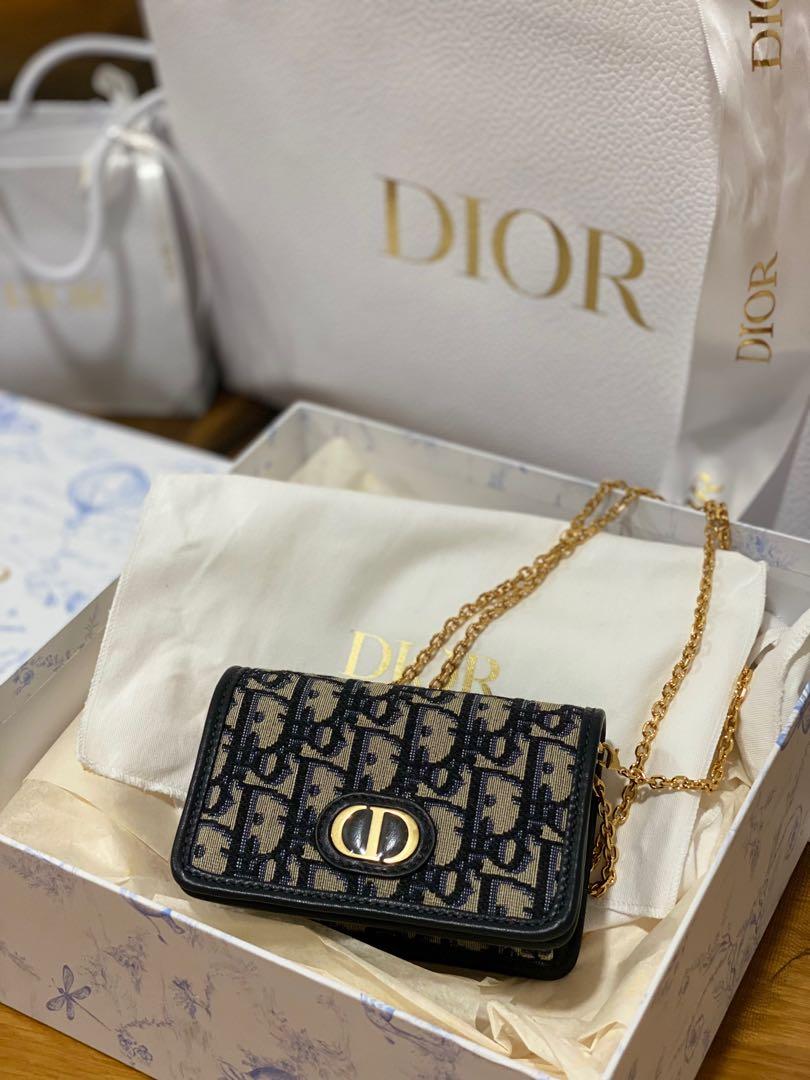 Dior, Bags, Dior 3 Montaigne Nano Pouch With Chain