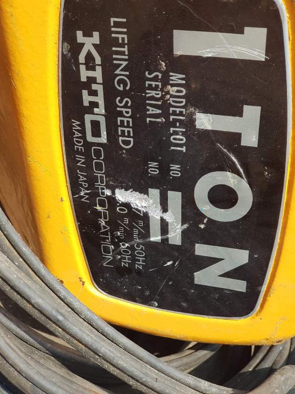 Electric winches Kito Japan Surplus, Special Vehicles, Heavy Vehicles