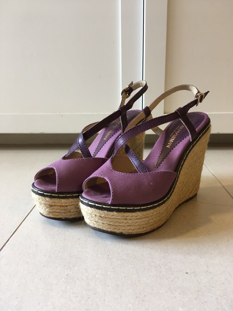 Purple wedges outlet