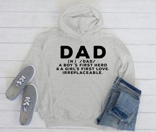 Fathers day graphic hoodie