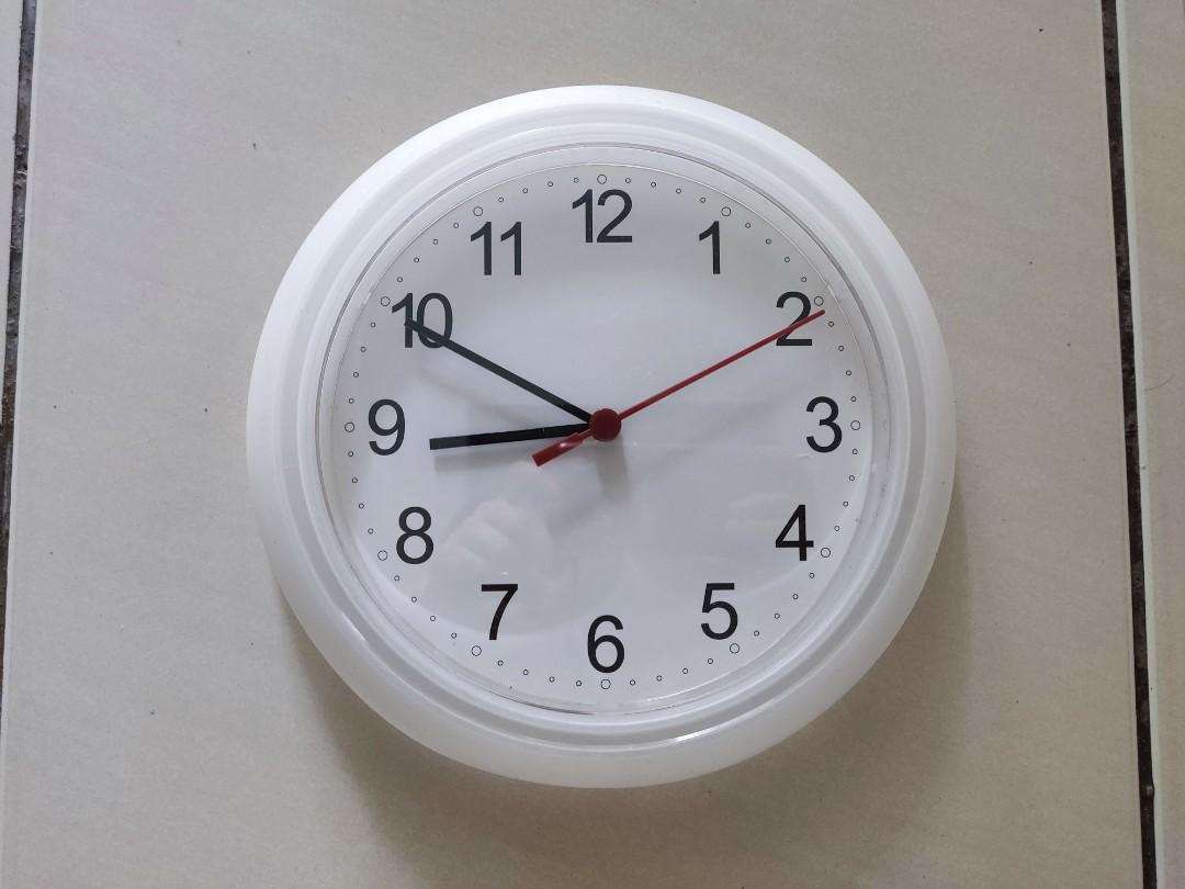 (Faulty items) IKEA Clock, Water flosser, Watch, Bluetooth earphones