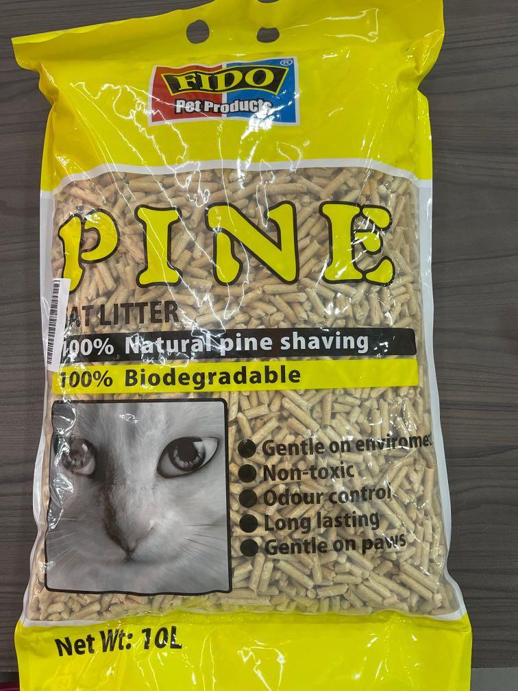 FIDO Cat Pine Wood Litter 10kg, Pet Supplies, Homes & Other Pet