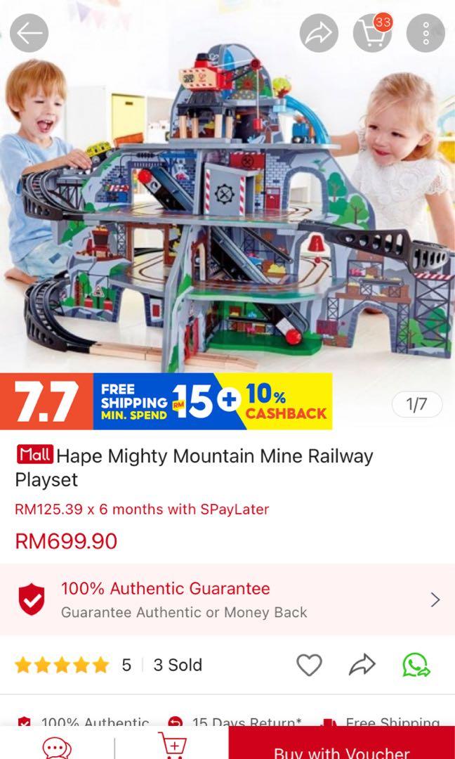 Hape mighty store mountain mine