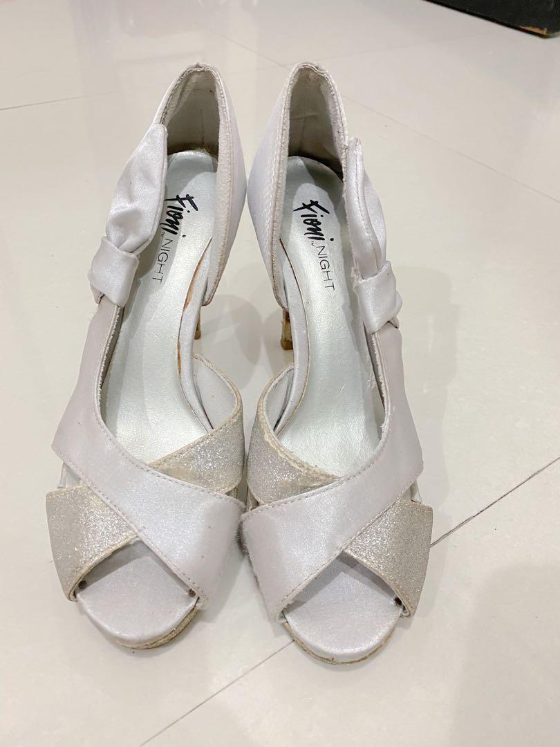 Heels silver Payless 36