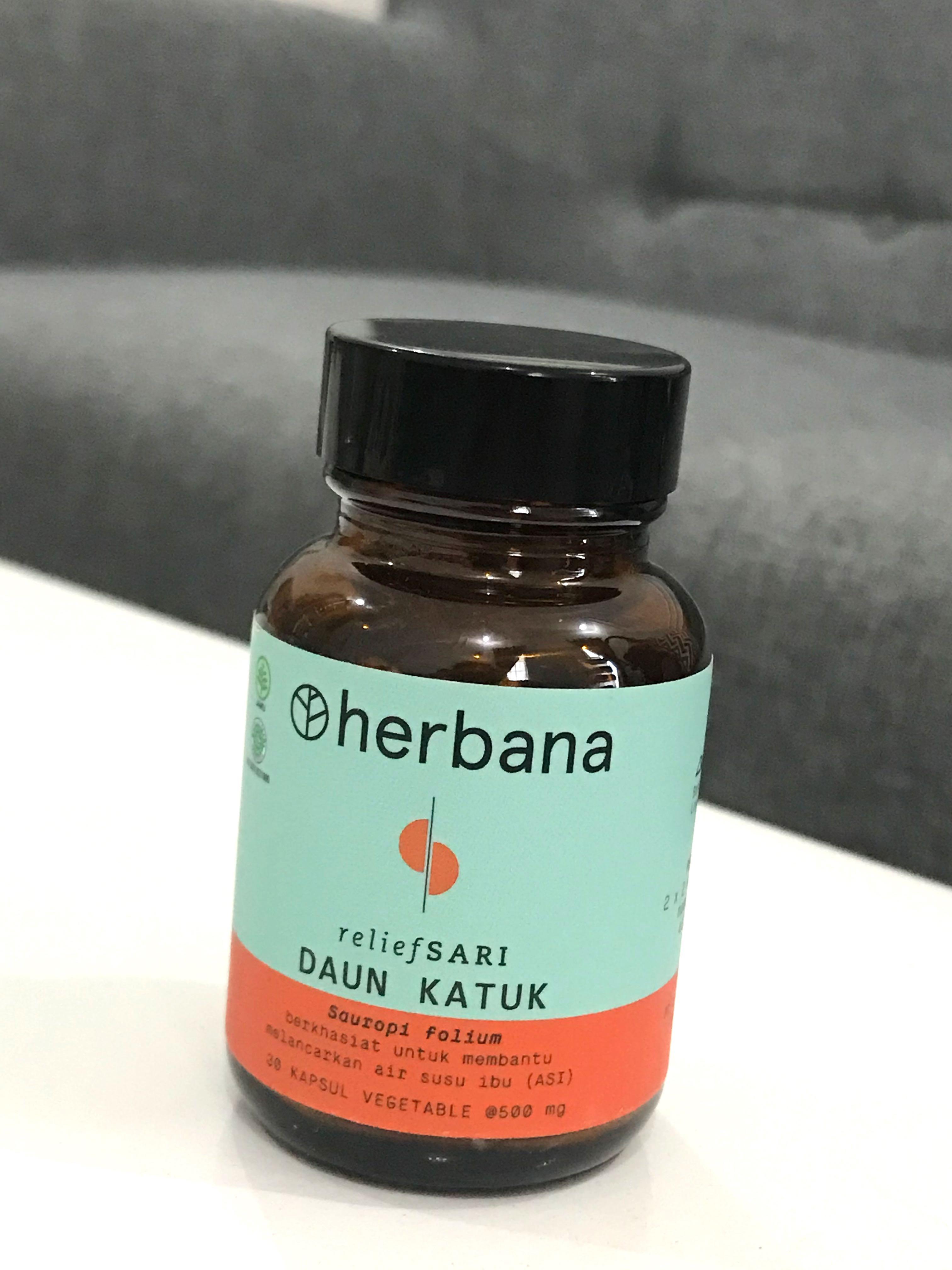 HERBANA RELIEF SARI DAUN KELOR 60 KAPSUL, Bayi & Anak, Perawatan