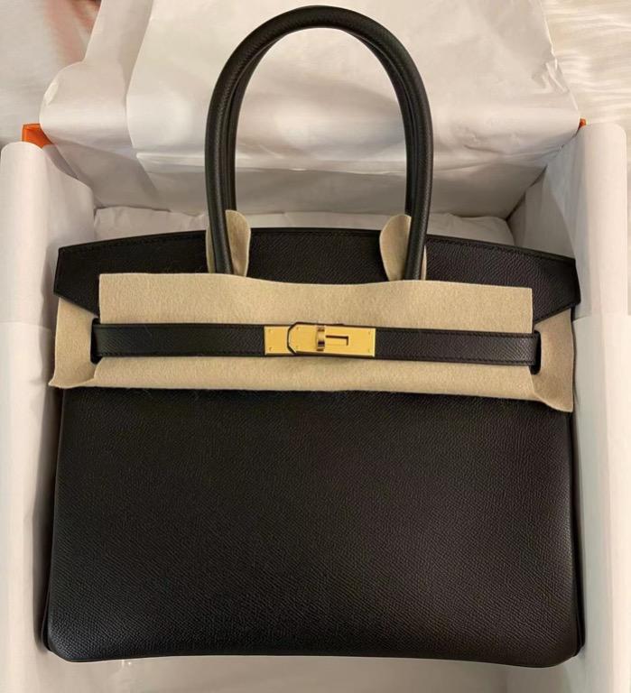 Black epsom birkin 30 clearance