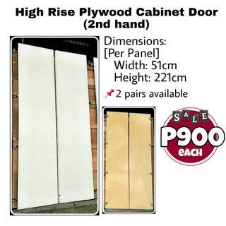 🔥High Rise Plywood Cabinet Doors (2nd hand)🔥