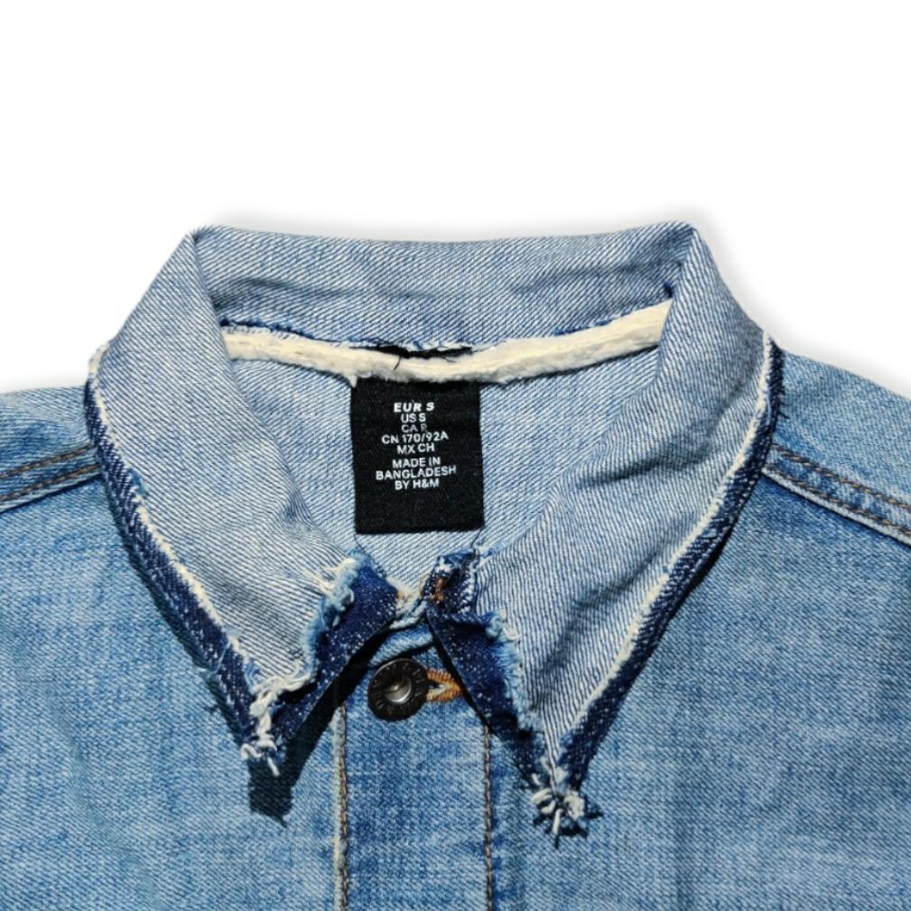 H and m top jean jacket mens