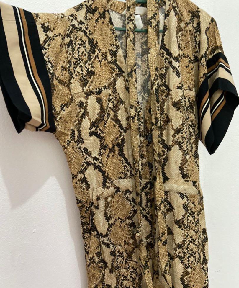 H&m hotsell snakeskin jumpsuit