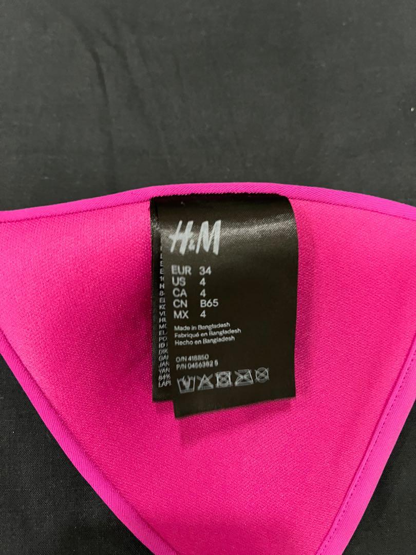 H&M Hot Pink Bikini, Women's Fashion, Swimwear, Bikinis & Swimsuits on
