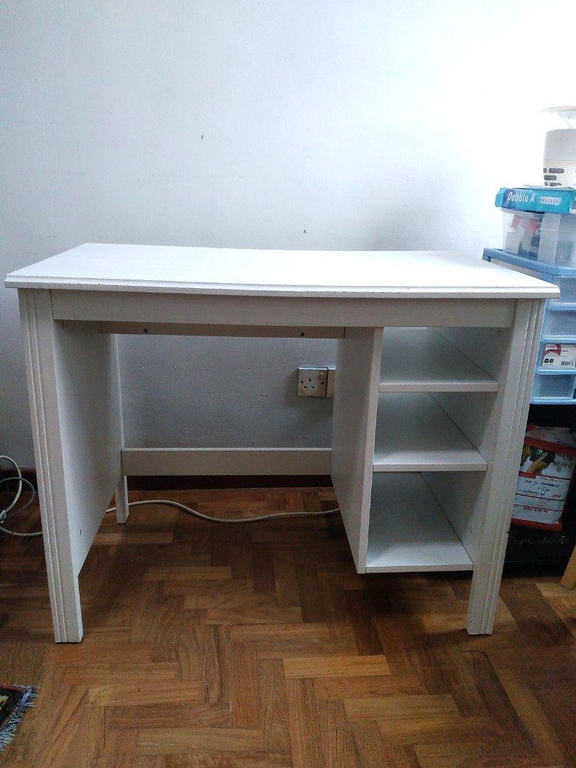 IKEA BRUSALI computer desk / study table, Furniture & Home Living