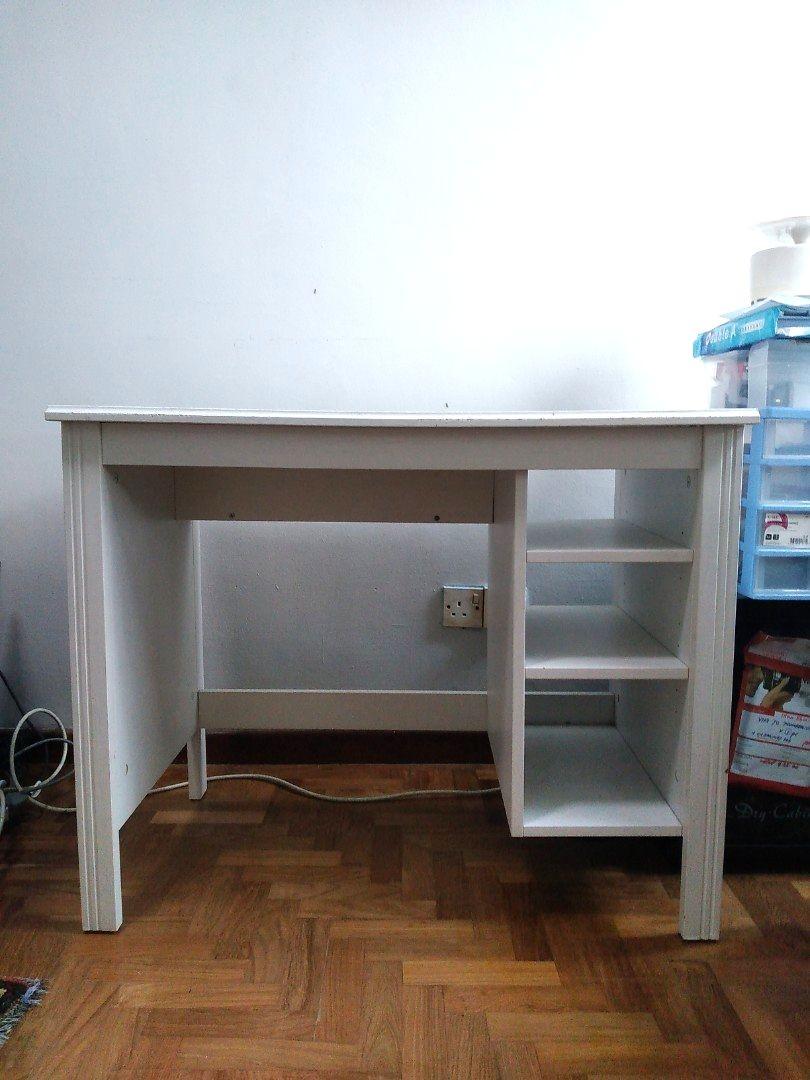 IKEA BRUSALI computer desk / study table, Furniture & Home Living, Furniture, Tables & Sets on