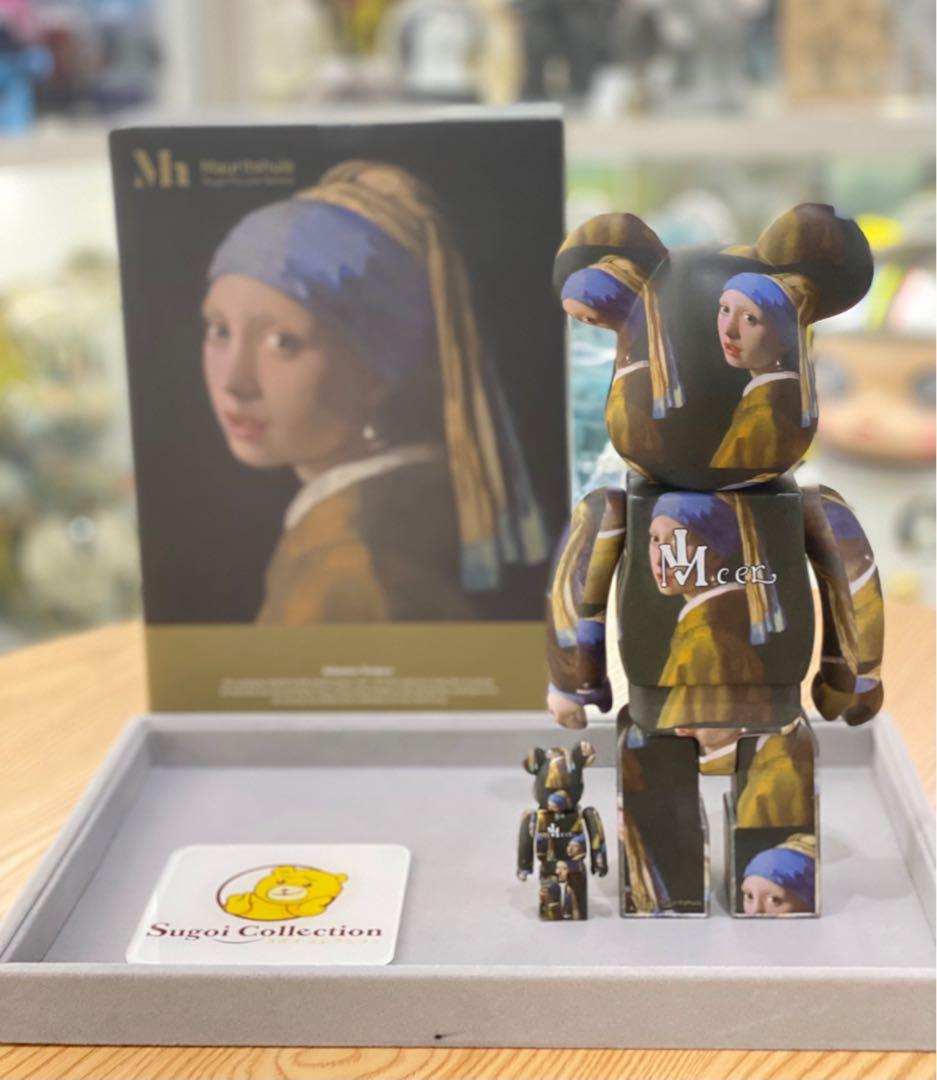 ベアブリック☆フェルメール☆真珠の耳飾りの少女☆BE@RBRICK Johannes
