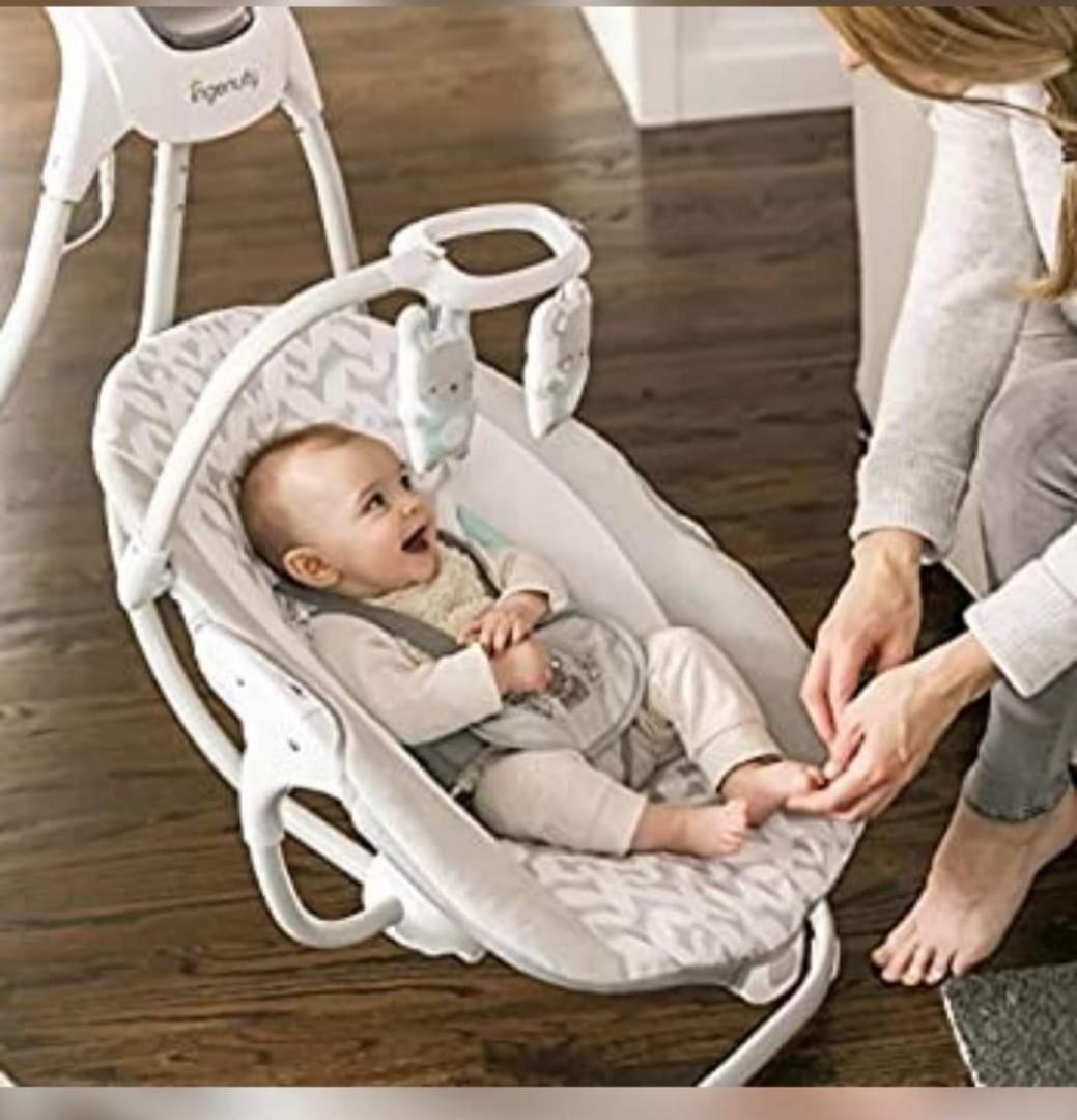 Ingenuity Simple Comfort Cradling Swing & Rocker Raylan, Babies