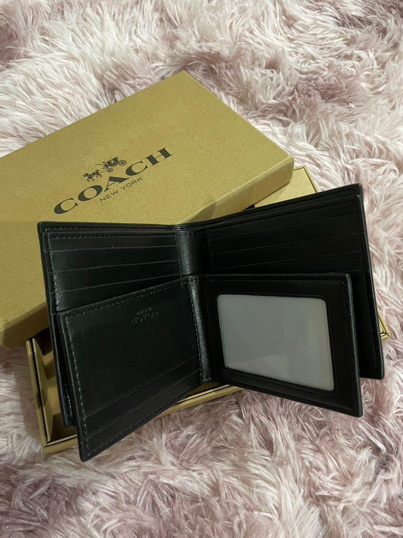 Coach men wallet & card holder set, Men's Fashion, Watches
