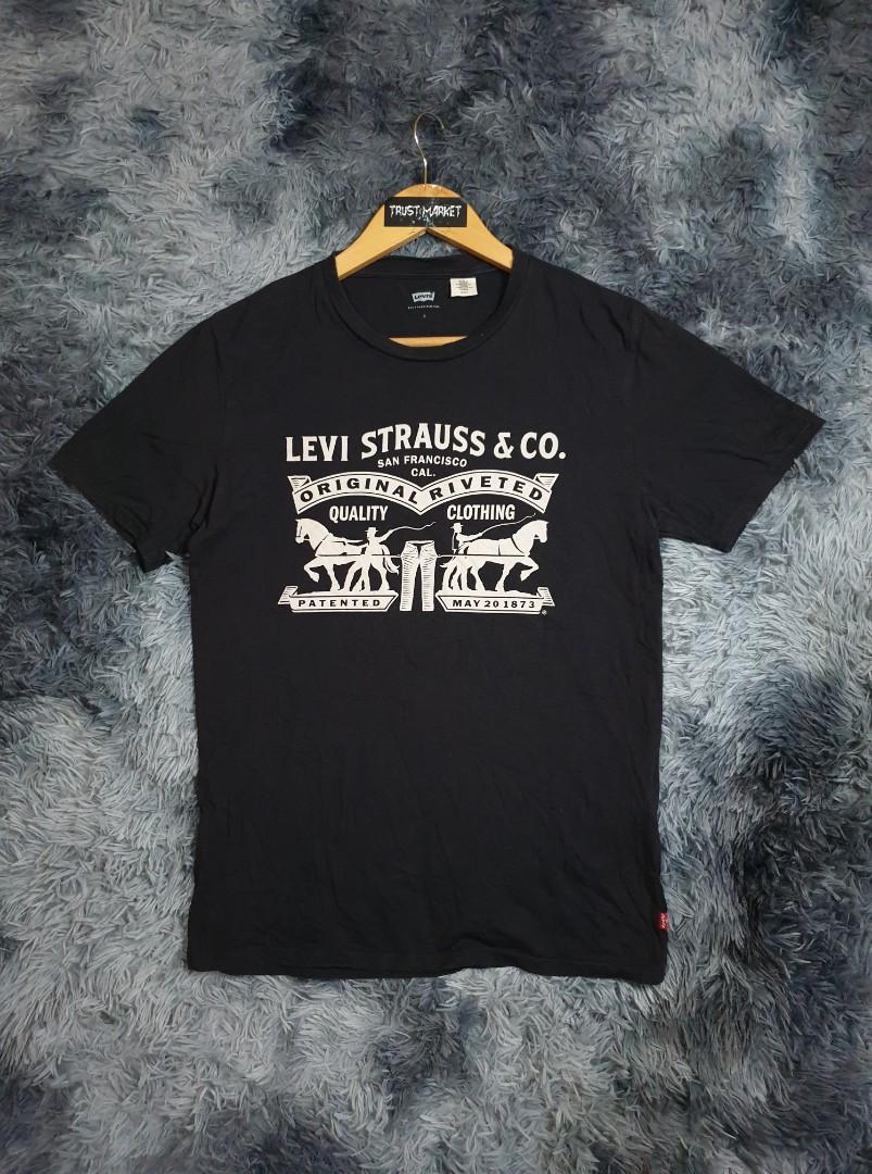 Levis Strauss \u0026 co. T shirt, Fesyen 