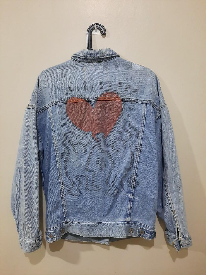 LIMITED EDITION American Eagle x Keith Haring Jean Denim Jacket
