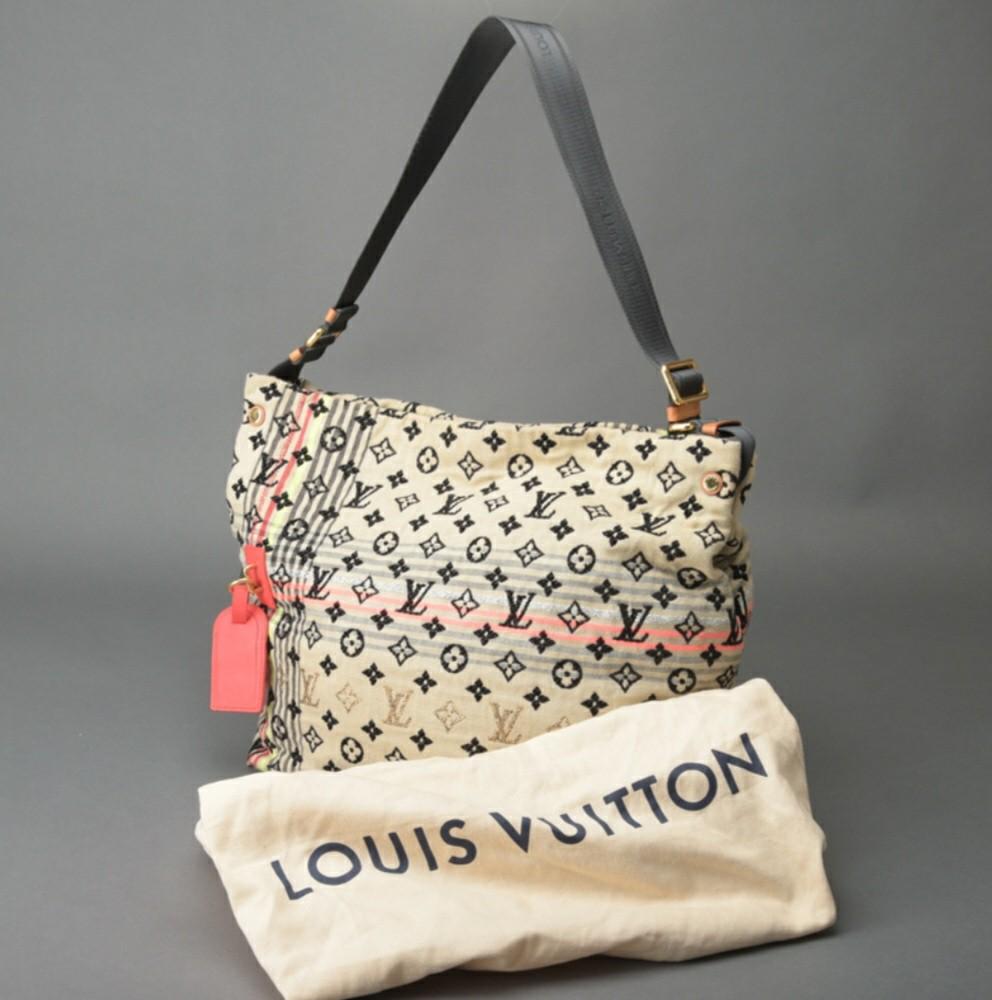 Louis Vuitton Rouge Monogram Canvas Limited Edition Cheche Bohemian Bag