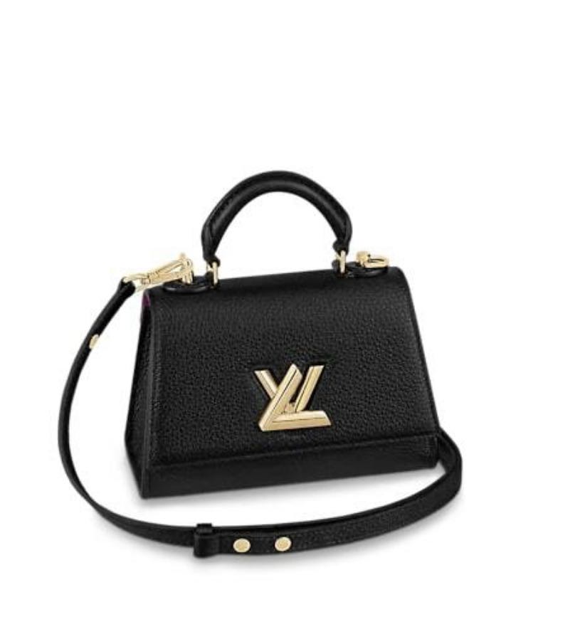 Louis Vuitton Twist One Handle BB, Black, One Size