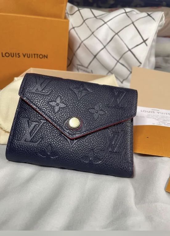 Louis Vuitton Victorine Wallet empreinte marine rouge - Good or Bag