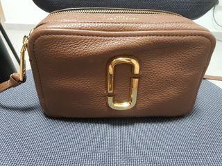 Marc Jacobs The Softshot 21 in Milk Chocolate calf leather Brown