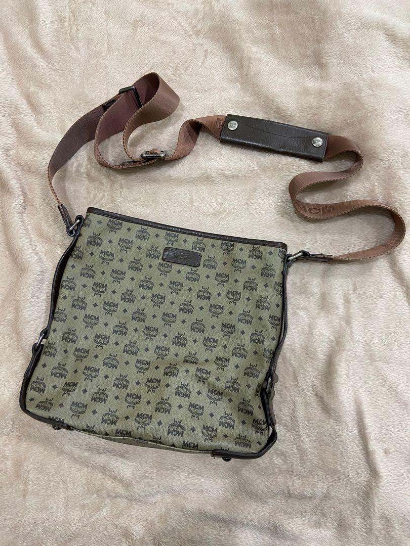 Mcm mens sling sales bag