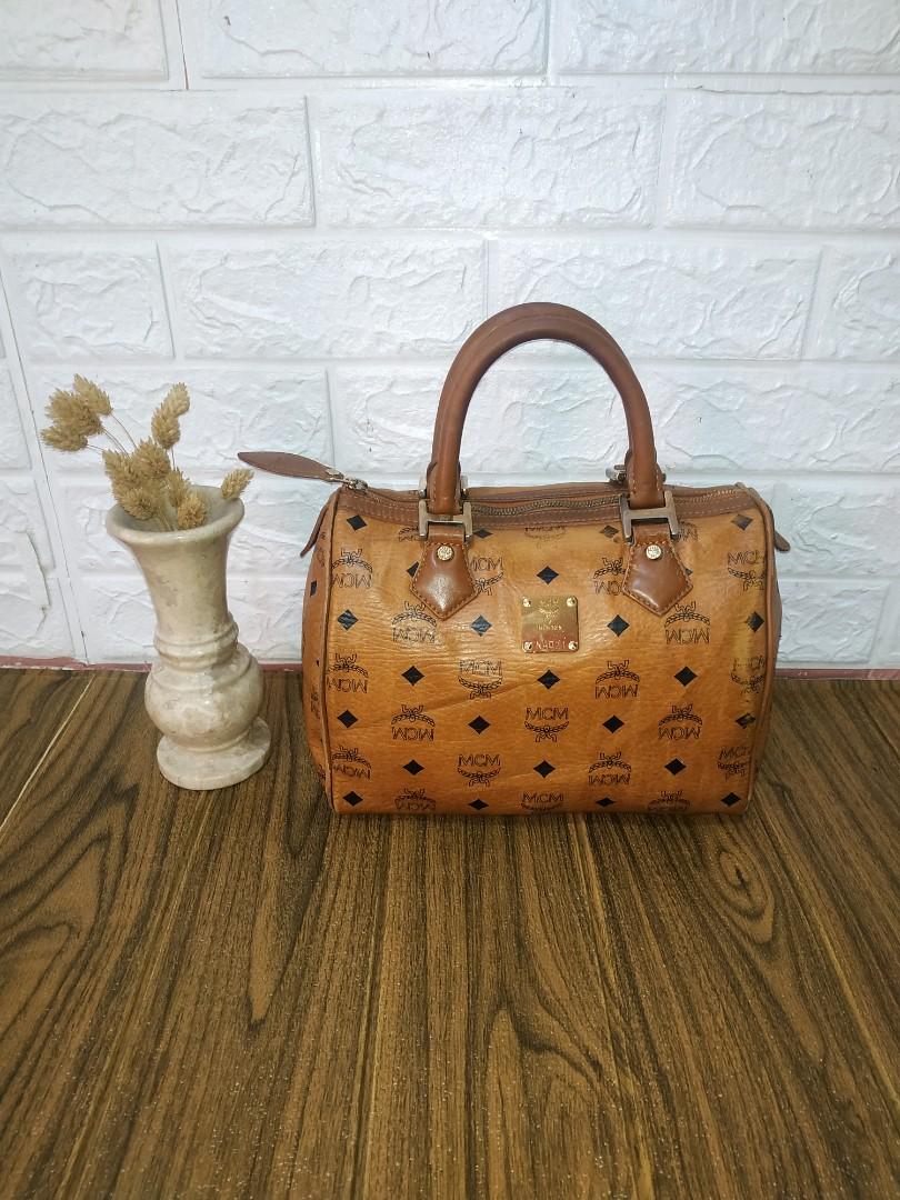 Leather Mcm Speedy 30 MCM Handbag ELLA MINI In Pink