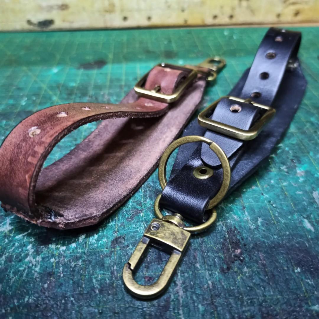 Motorcycle Leather Glove Strap Vintage Retro Cafe Racer Bobber Brat