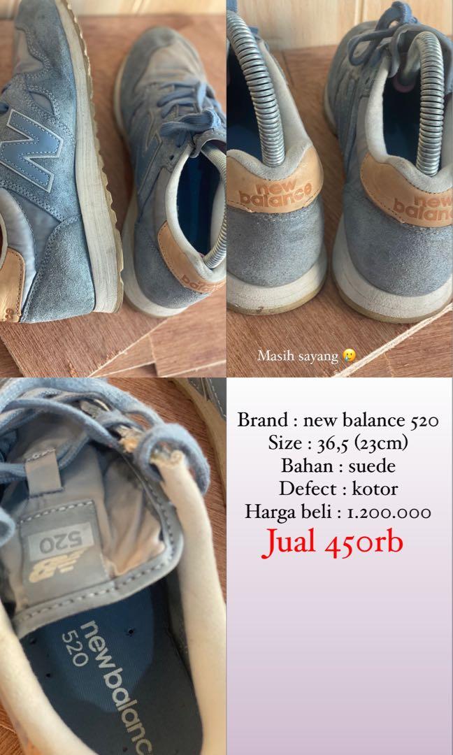 New balance 520 suede best sale