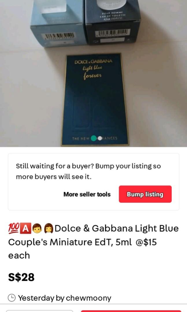NEW!??️?Dolce & Gabbana Scented Candles/The Only One Eau de Parfum  Intense, 80 g each @$52/Light Blue @$48 Made in France, Beauty & Personal  Care, Fragrance & Deodorants on Carousell