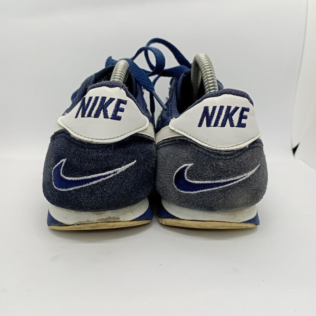 nike cortez nylon navy blue