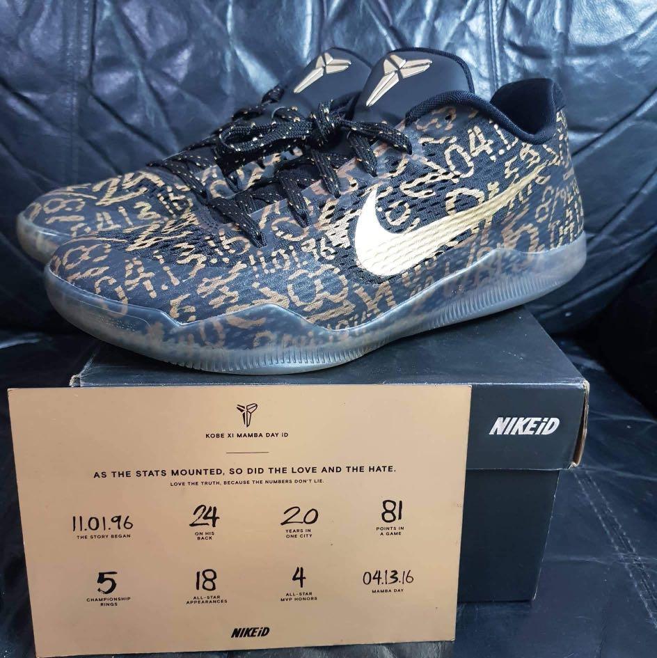 Nike Kobe 11 Mamba Day Nike Id, Men'S Fashion, Footwear, Sneakers On  Carousell