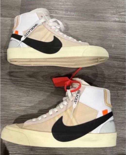 off white nike blazer the ten