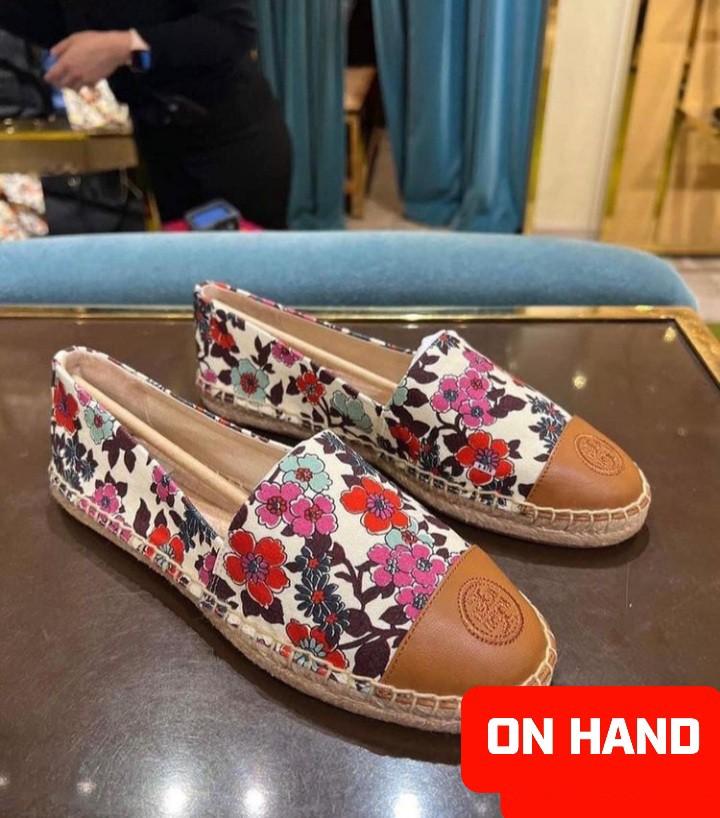 Tory burch sales floral espadrilles
