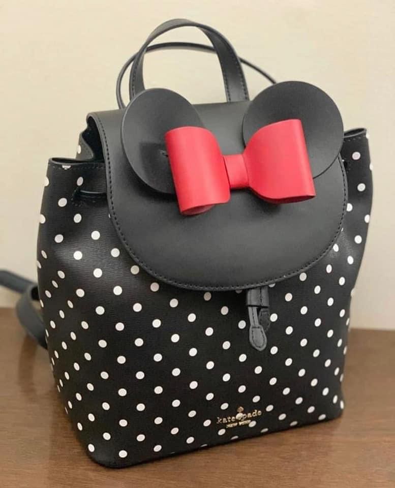 kate spade backpack polka dot
