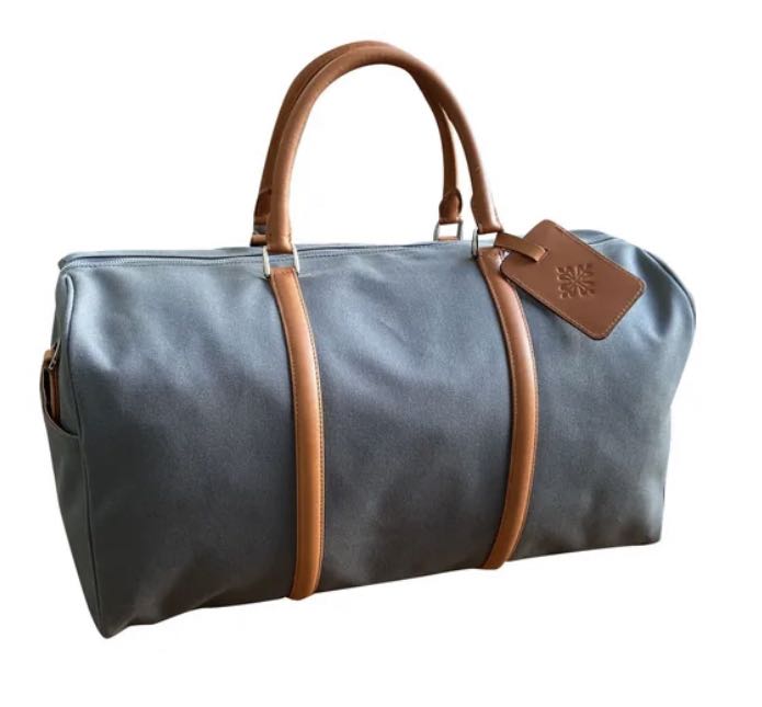 Pre-owned Patek Philippe Leather Weekend Bag In Brown