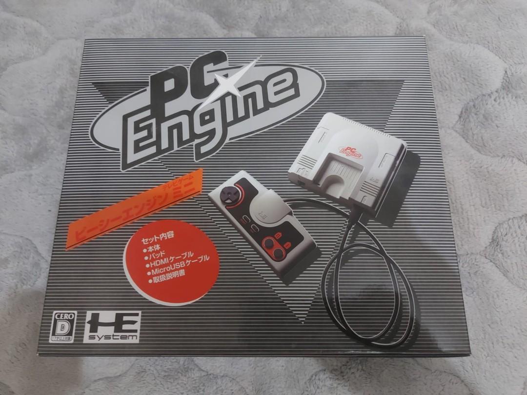 PC Engine mini （分類：其他）位於 Hong Kong。 由 mekoc 提交（商品編號 1169811557，圖片 1）。簡介： «再度少量到貨» 全新未開封日版 PC Engine mini 內置58隻 PC Engine /Turbo Grafx-16 經典遊戲 HDMI 輸出 包含： PC Engine mini ×1, Pad ×1, HDMI Cable ×1, Micro USB cable ×1, 說明書 ×1。 深水埗交收, 議價不回。。