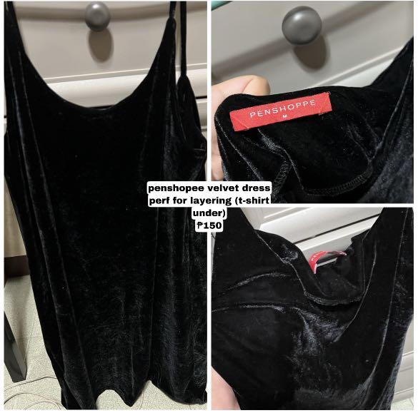 penshopee velvet dress perf for 