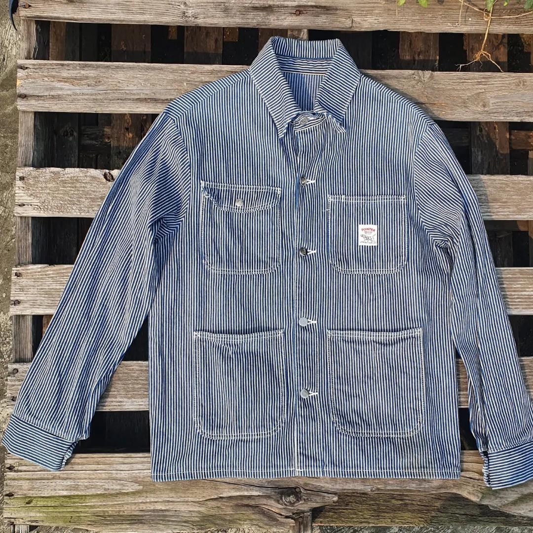 Pointer brand hickory stripe chore coat deals