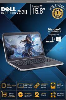Preowned Pre-owned Dell Inspiron 7520 15.6-inch LED Display Laptop | Intel Core i5-3210M 2.50GHz processor