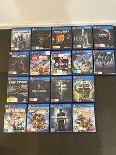 Ps4 Game Dis 18pis package price $139