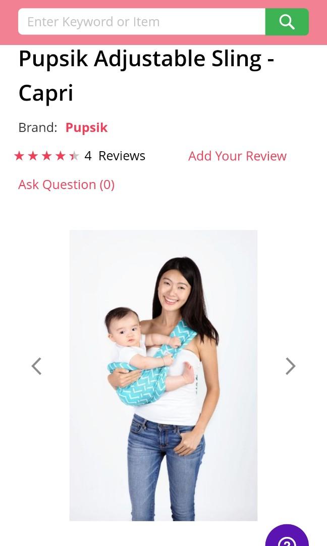 Pupsik adjustable sling hot sale