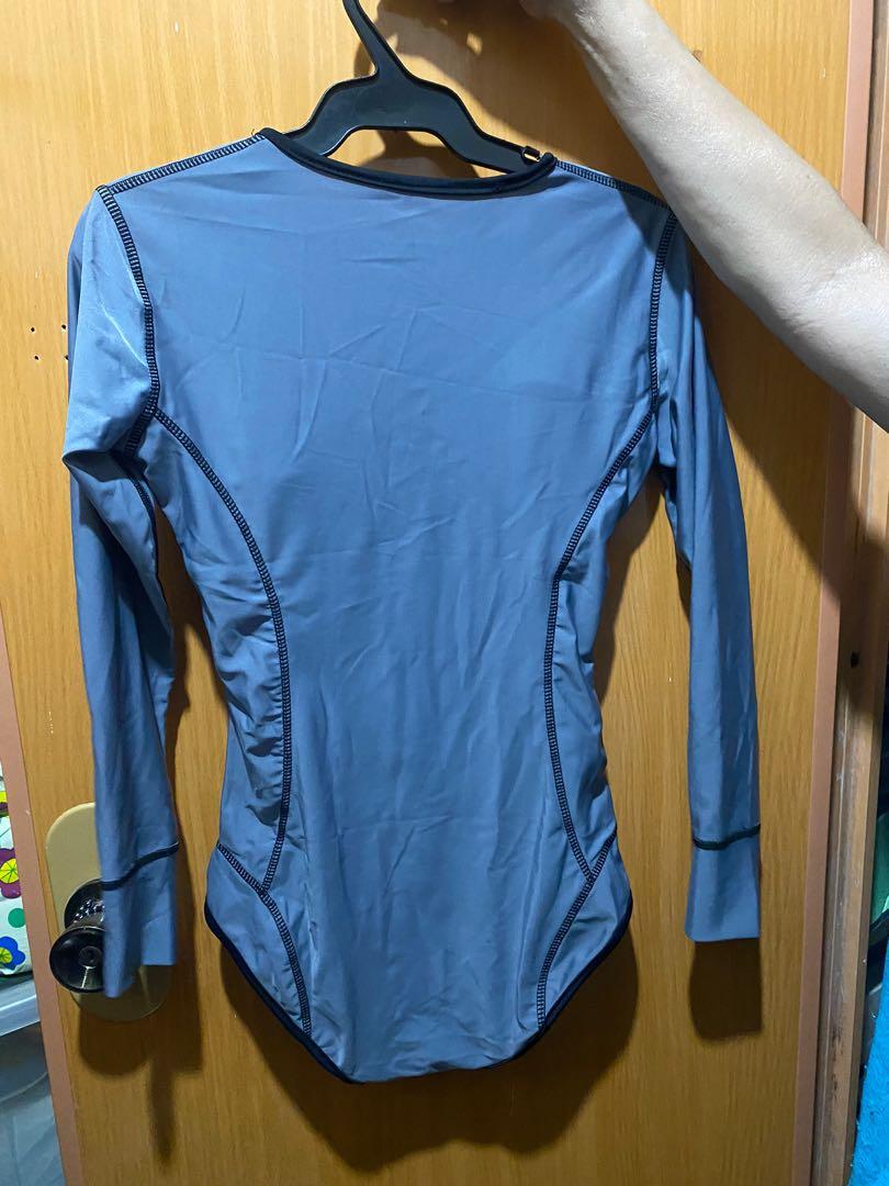 RASH GUARD ONE PIECE W PADDING, Women's Fashion, Swimwear, Rash guard ...