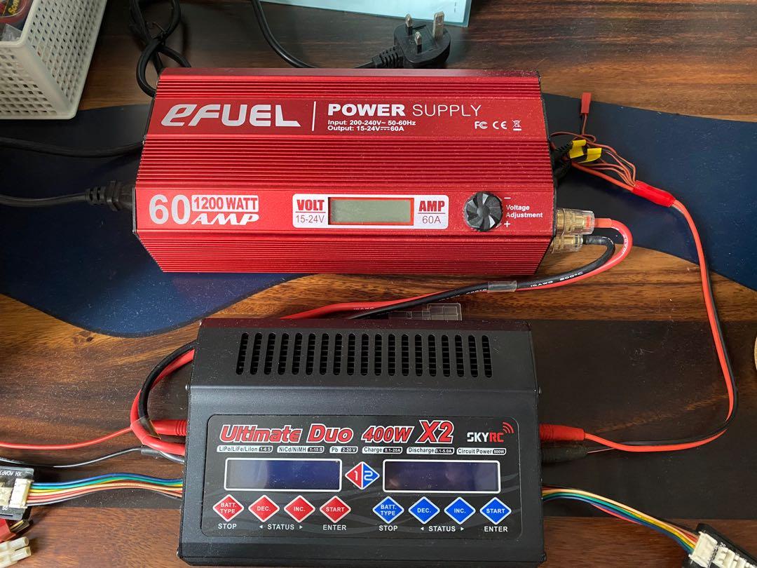 RC Plane battery charger set (both power supply and battery charger