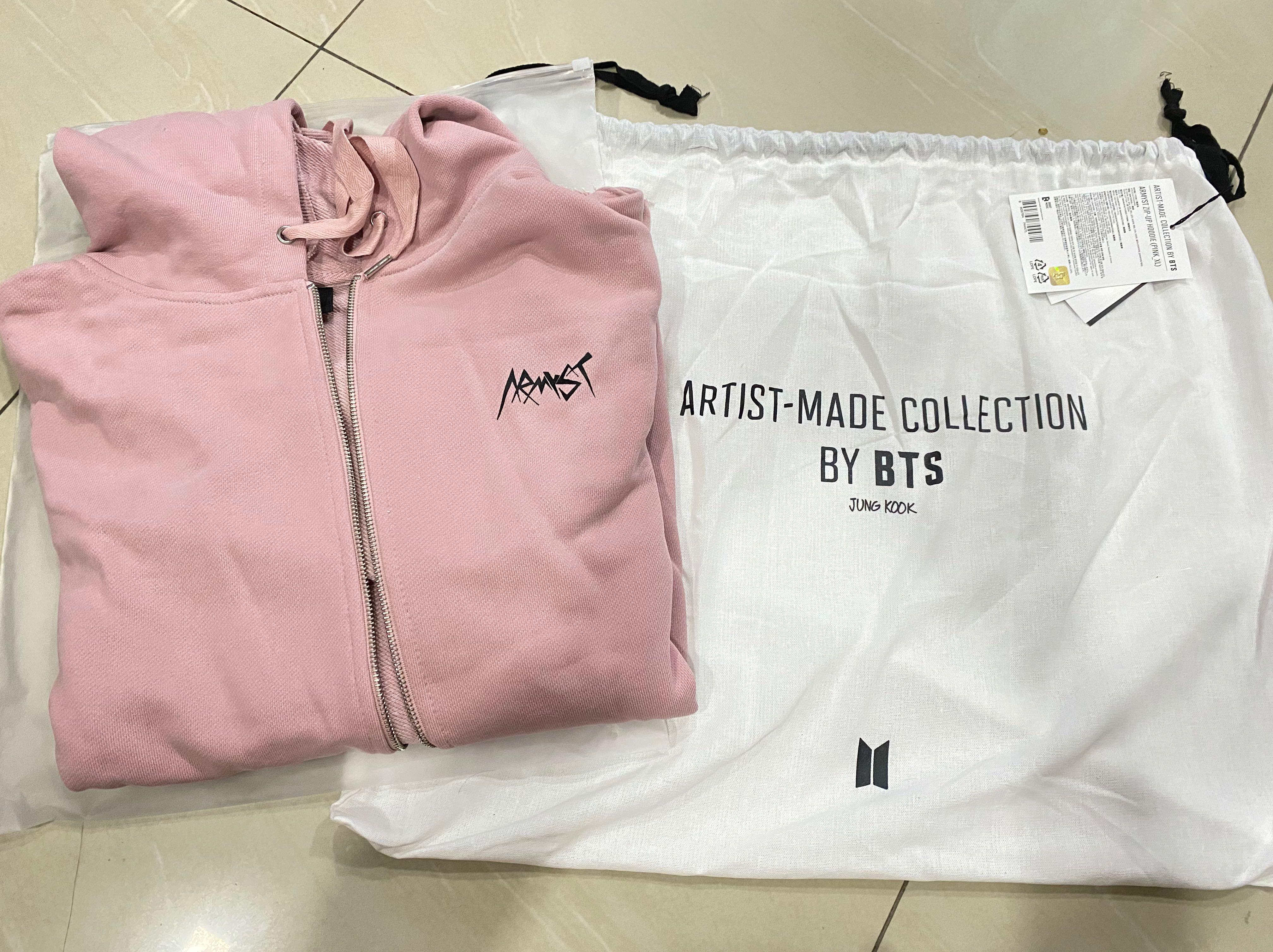 BY BTS ARMYST Zip Up Hoody XL PINK-