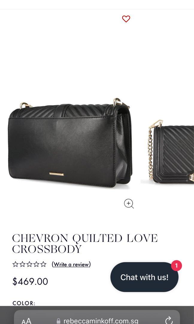 Rebecca Minkoff Chevron Quilted Love Crossbody